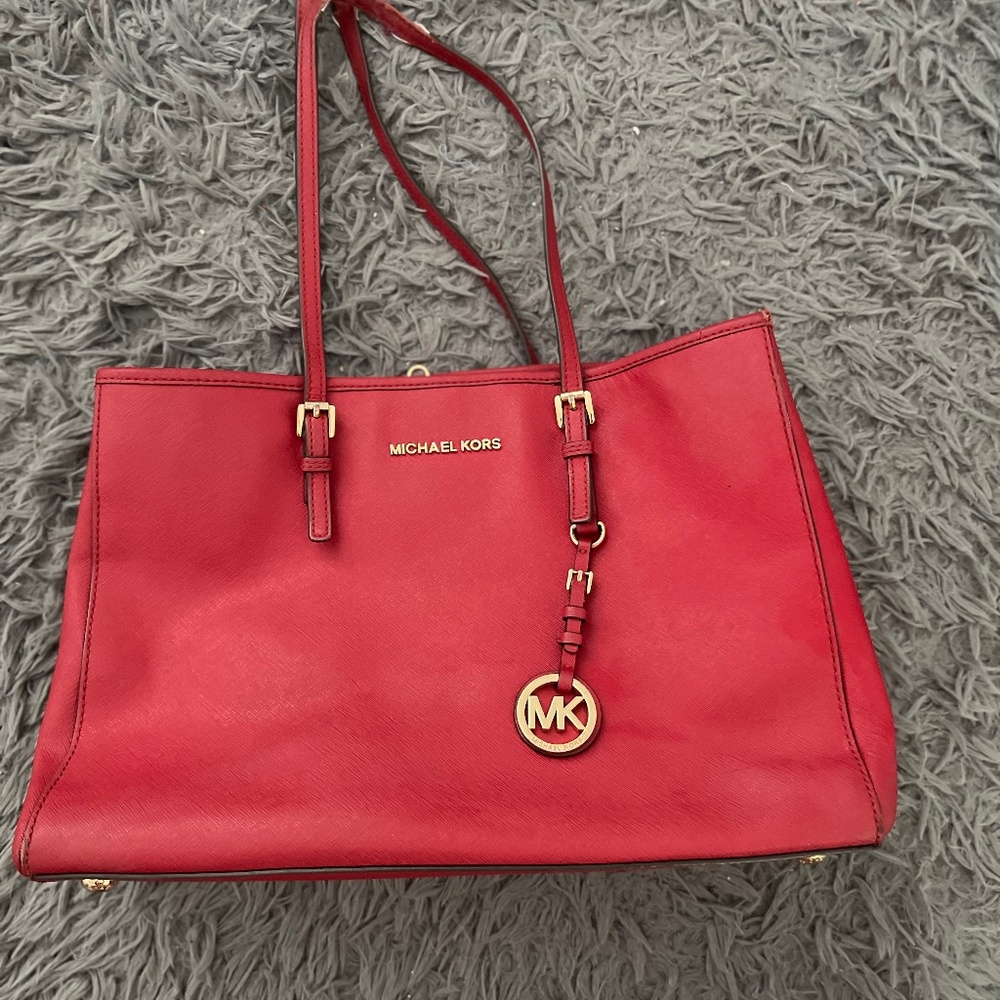 Michael Kors Leather Tote Bag